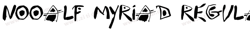 Nooalf Myriad Regula字体转换
